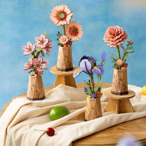 3D Wooden Flower Puzzle