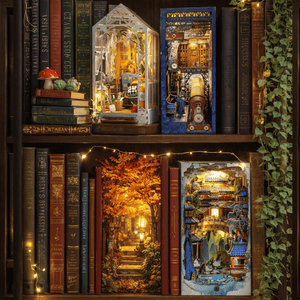 Book Nook Kits : Build a Miniature World Between Your Books