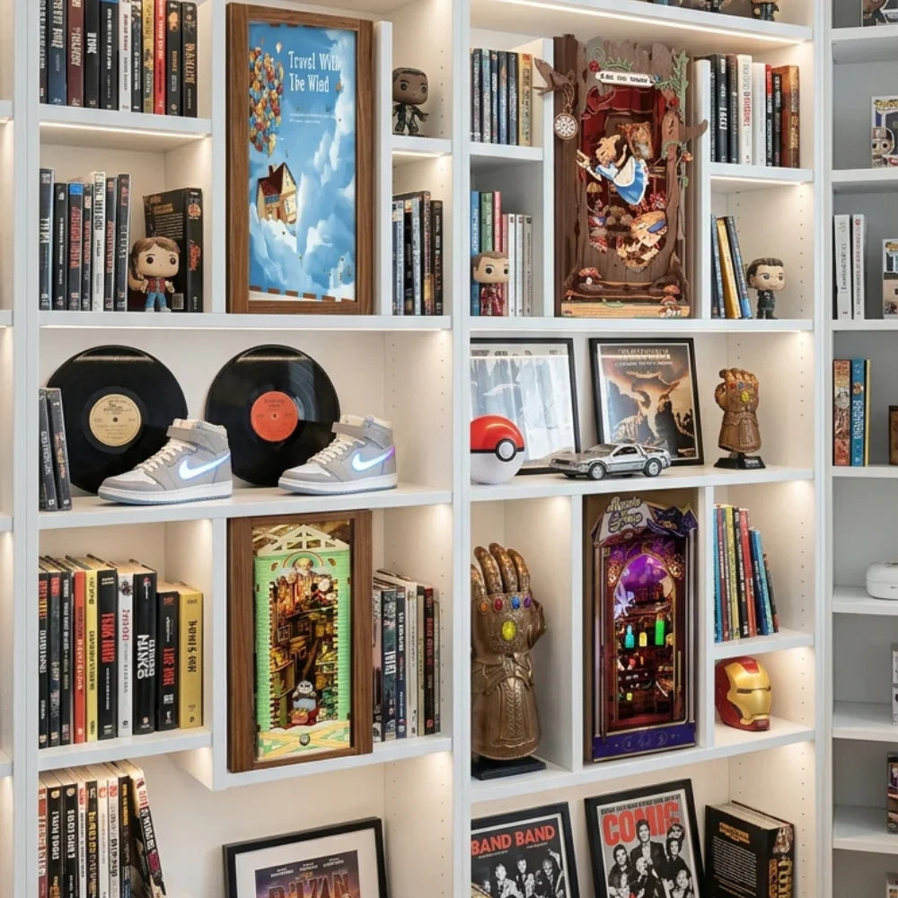 Disney Book Nook Kits : Enchanted Shelf Inserts | wood-miniatures.com