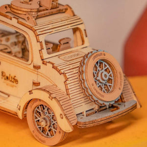 3D Wooden Car Puzzle