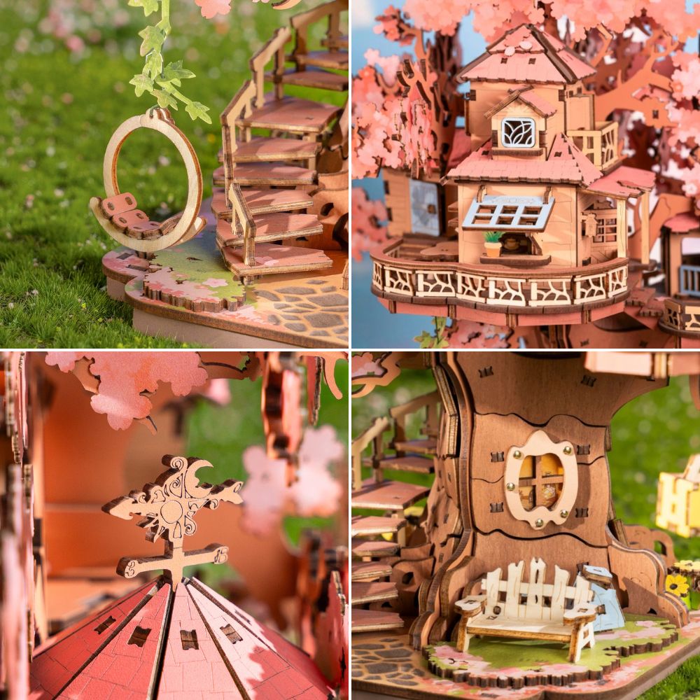 3D Puzzle Sakura Tree House