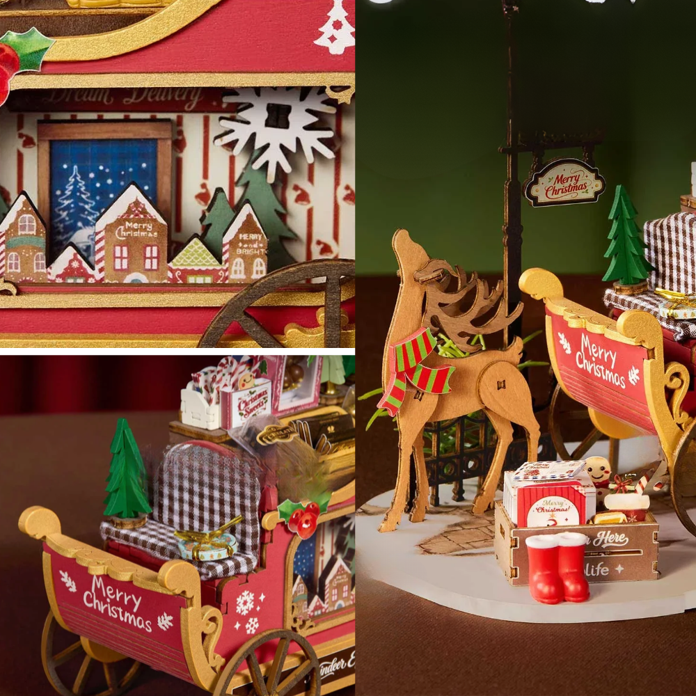 3D Christmas Puzzle: Reindeer Express