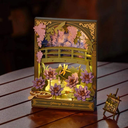 3D Puzzle Flower : Glittering Water Lily