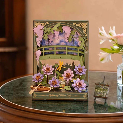 3D Puzzle Flower : Glittering Water Lily