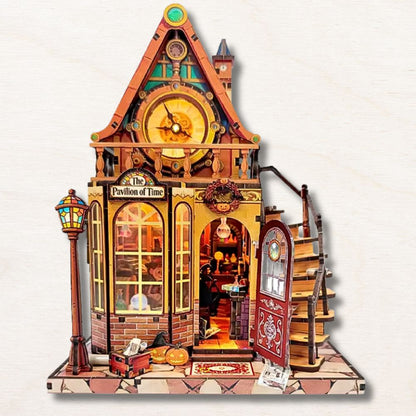 DIY 3d puzzle halloween steampunk clock tower gift dark academia gothic décor year round display