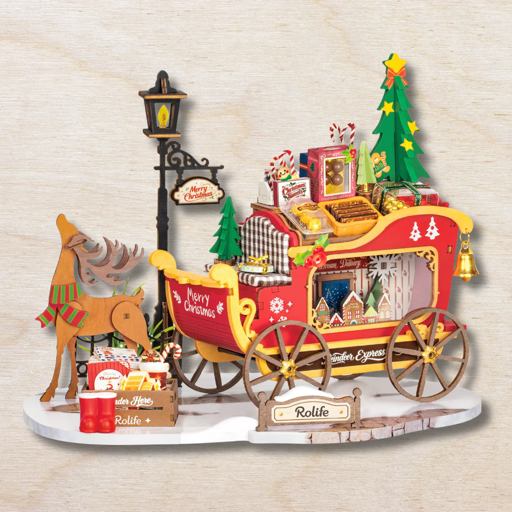 3D Christmas Puzzle: Reindeer Express