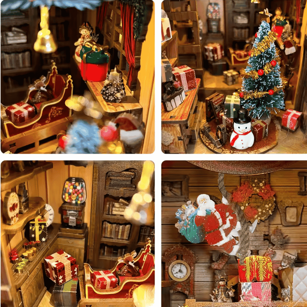 Book Nook Christmas House