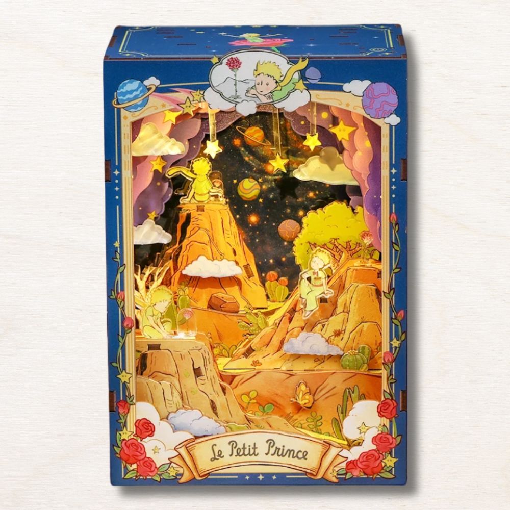 Book Nook Little Prince : The Planet and the Rose