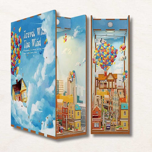 Book Nook Travel With The Wind — 143 Pieces, One Afternoon, A House That Flies Forever