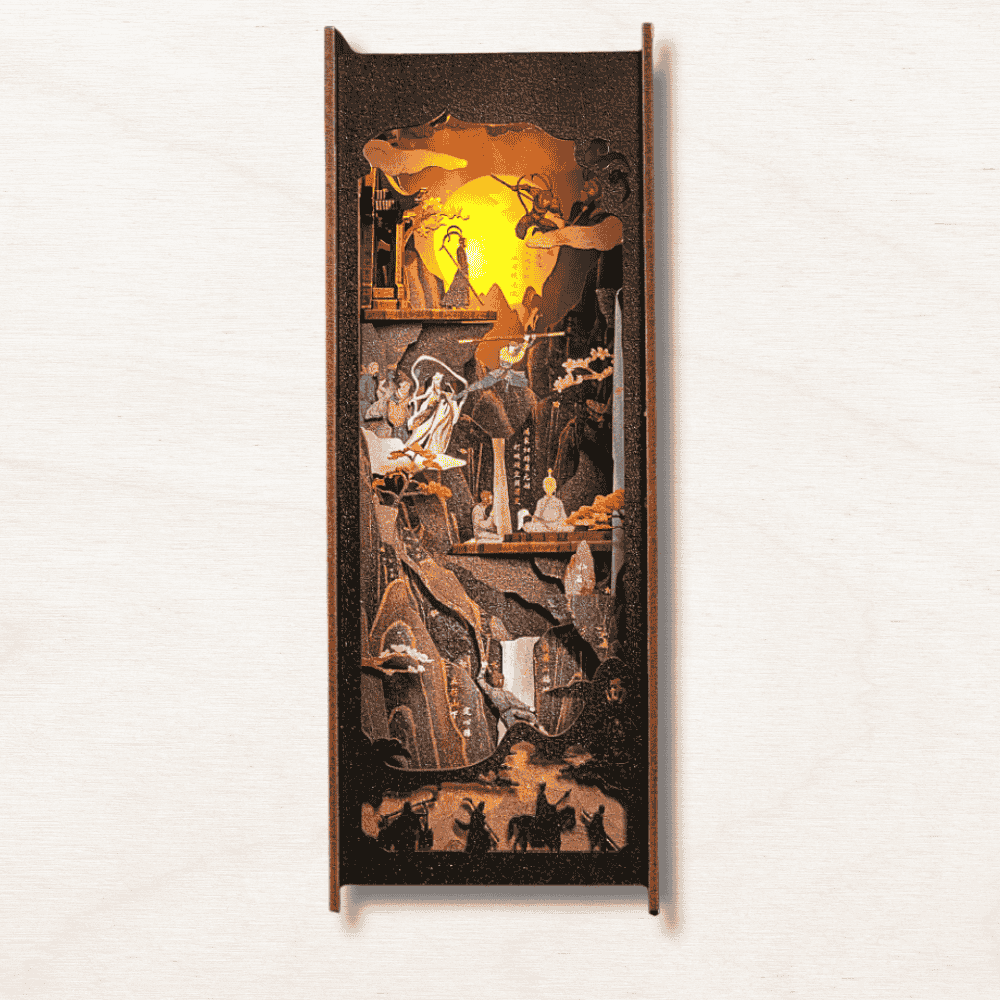 DIY book nook journey to the west black myth wukong gift dragon ball anime manga