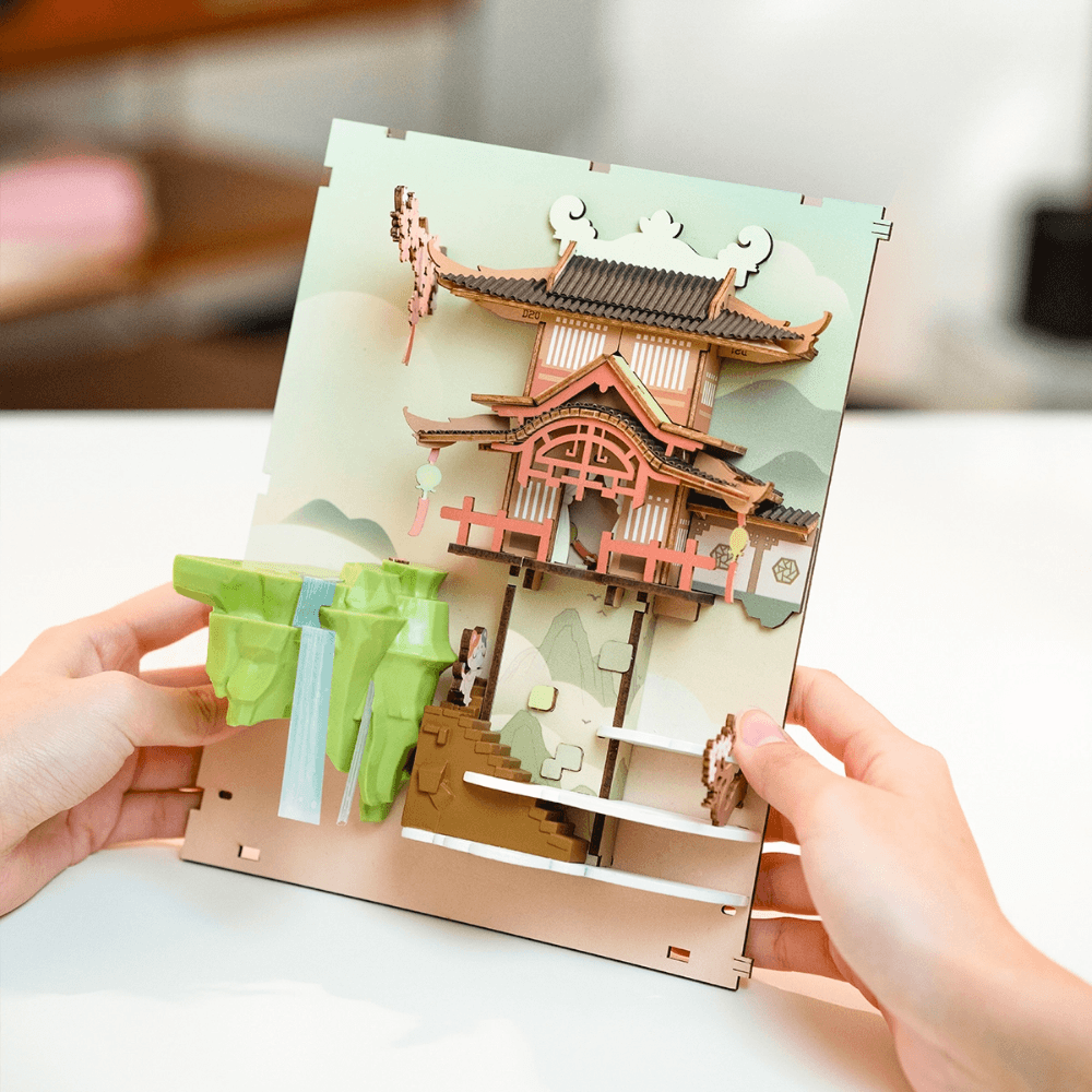 falling sakura book nook