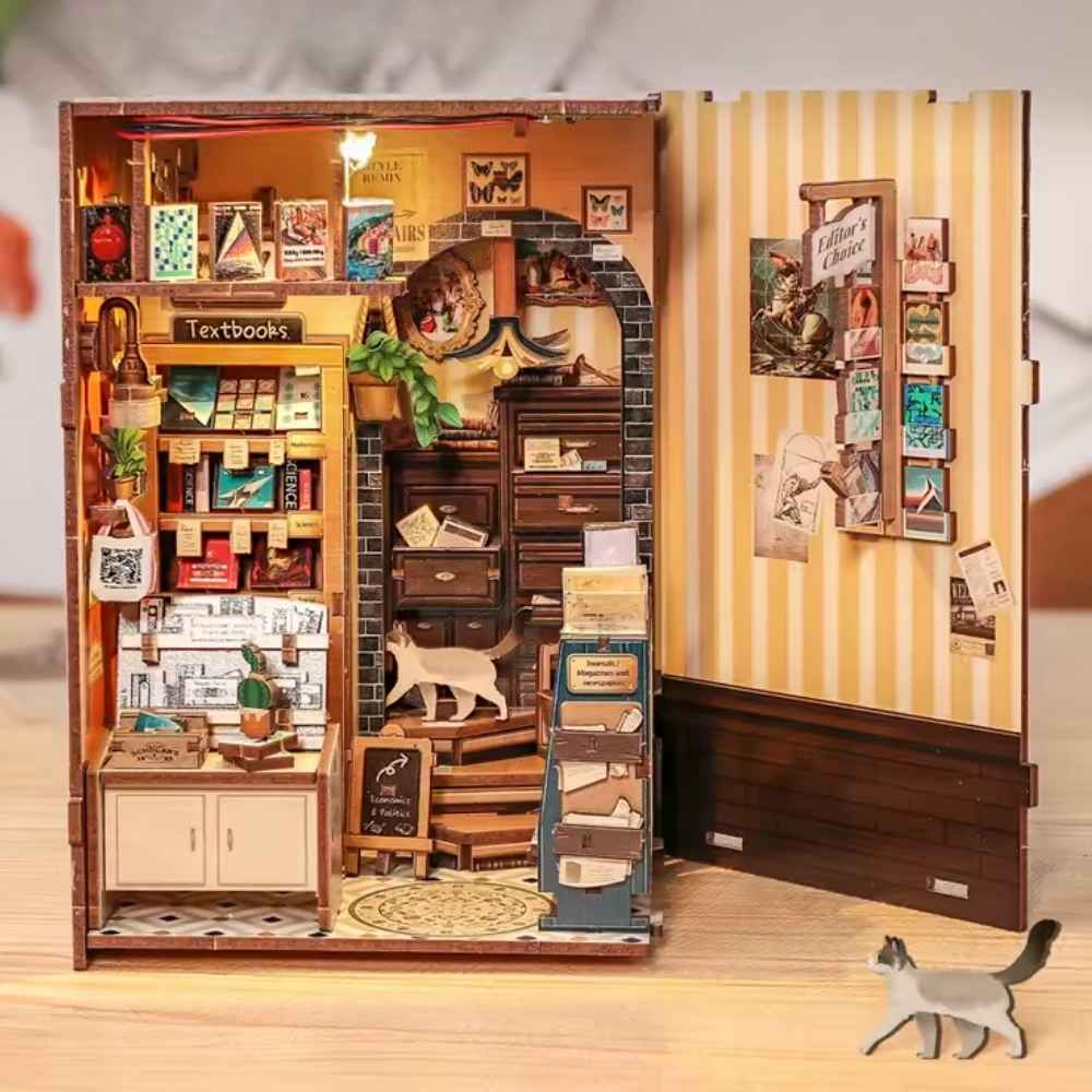 gift for book lovers librarian appreciation scholar's bookstore diy kit golden spines reading