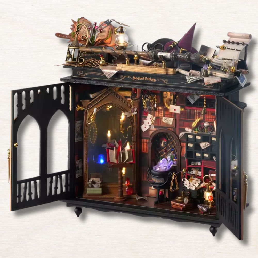 Starspell Cabinet DIY miniature house in exquisite gift box packaging : Harry Potter fan gift