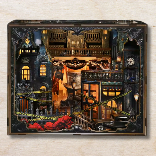 DIY Book Nook : Lamplight Veiled Path