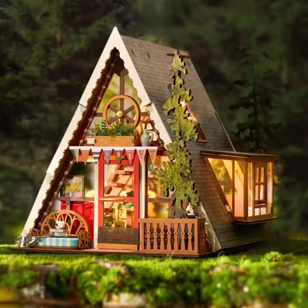 Miniature House Kit : A Frame Cabin
