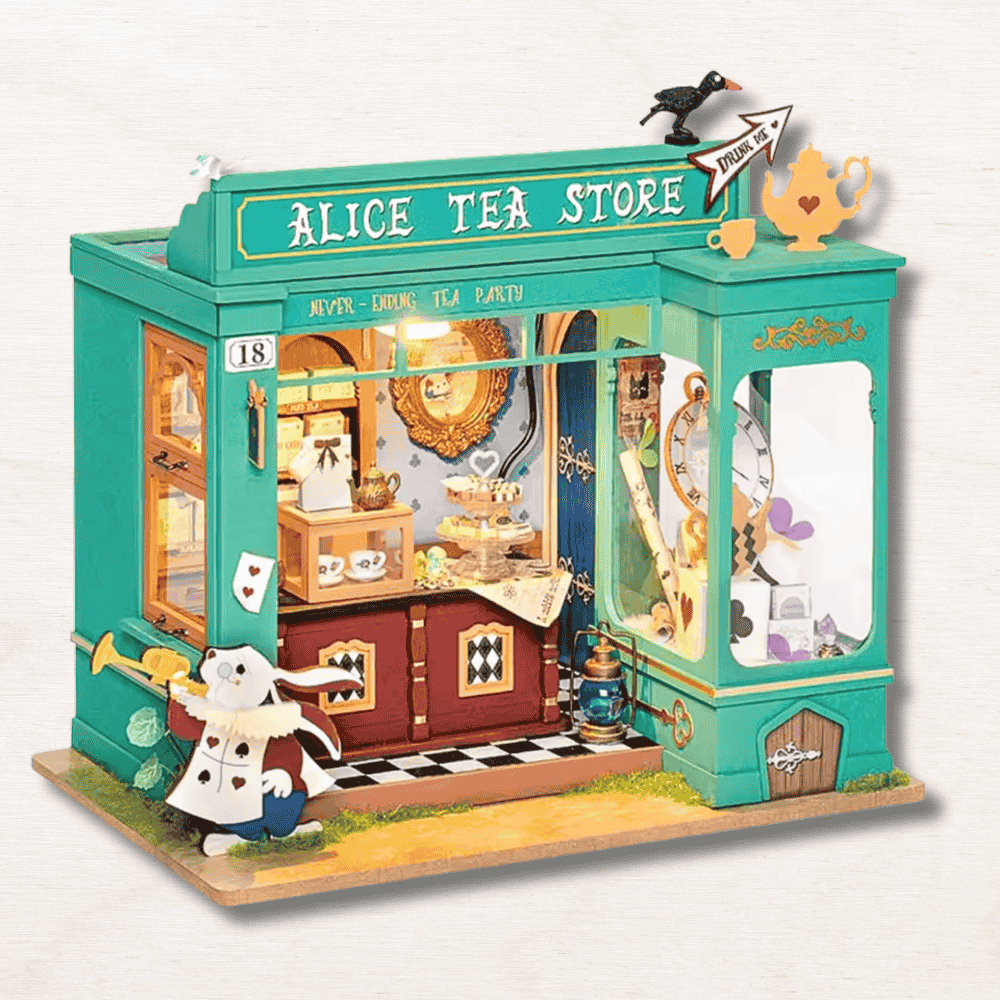 Alice's Tea Store Diy Miniature House Kit