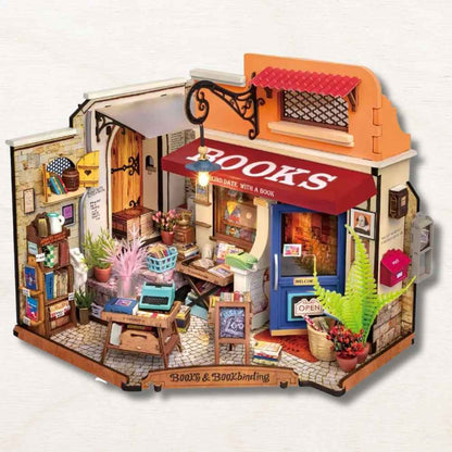 Miniature House Kit - Corner Bookstore