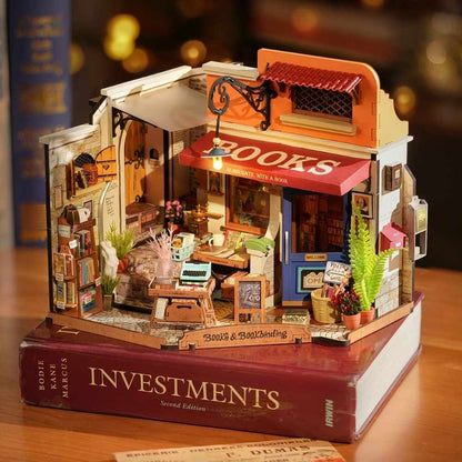 Miniature House Kit - Corner Bookstore