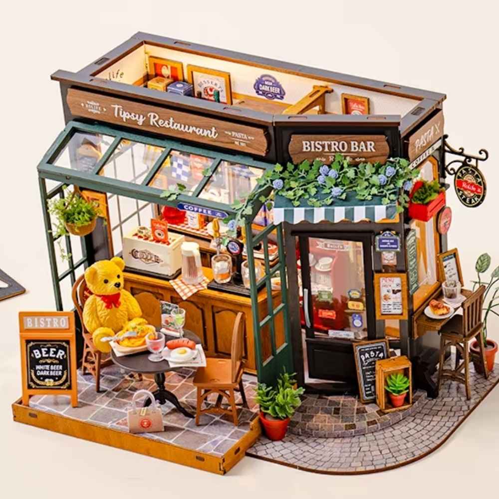 Miniature House Kit Tipsy Restaurant