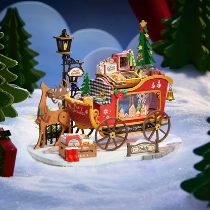 3D Christmas Puzzle: Reindeer Express