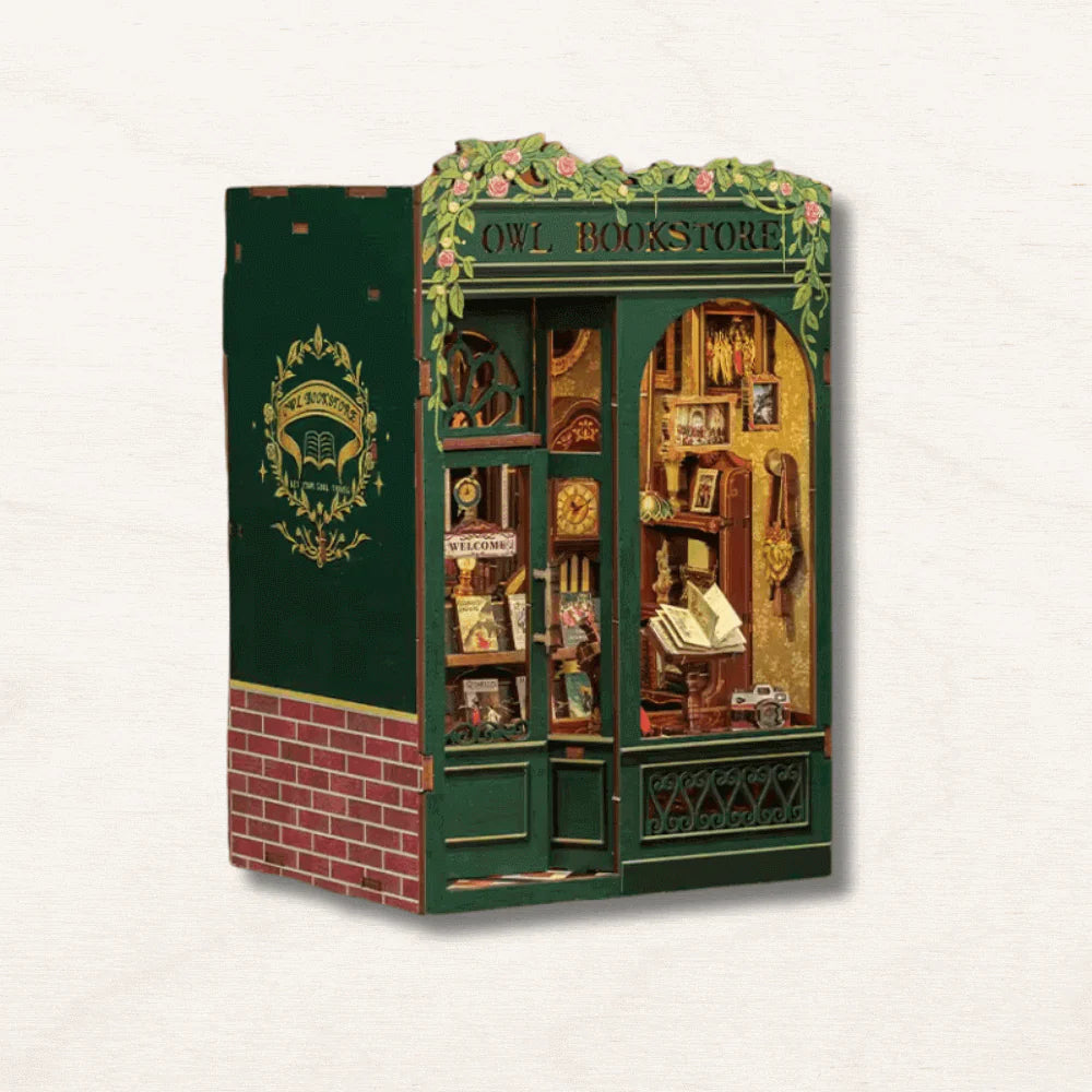 bookshop miniature shelf insert DIY
