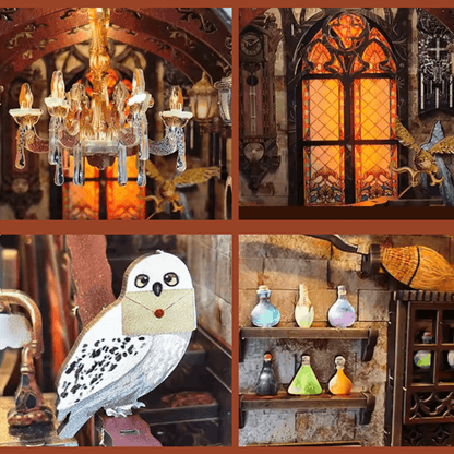 book nook kit magic gryffondor