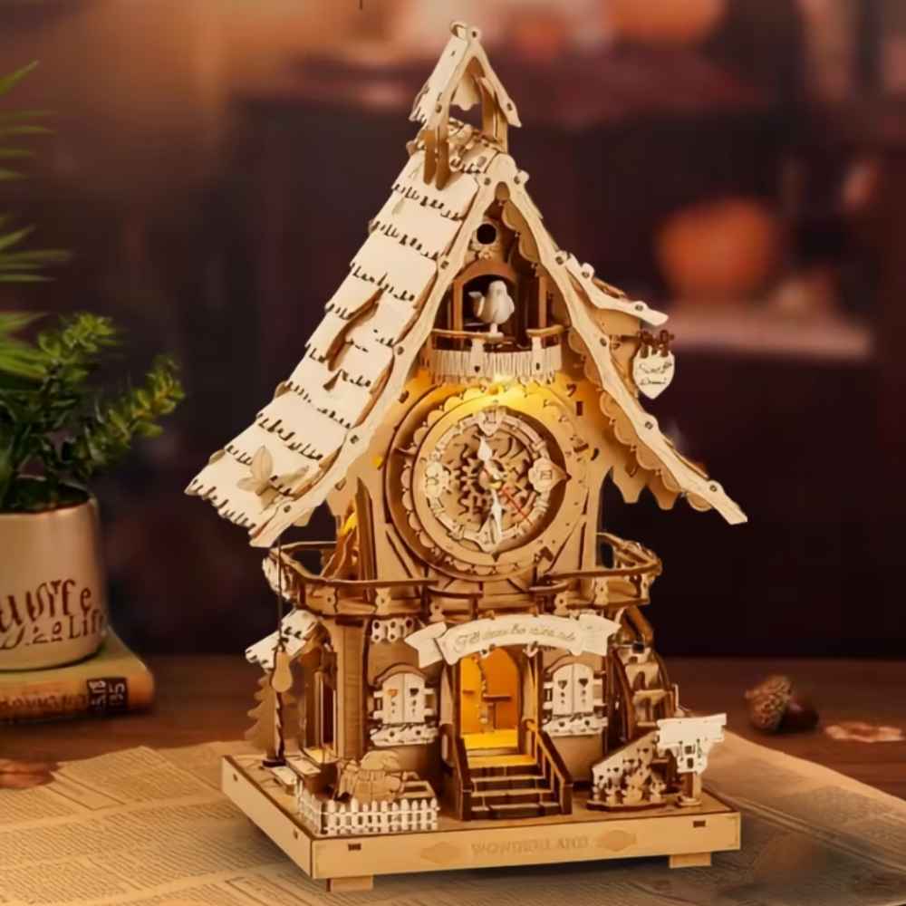 Cuckoo Clock Wooden Puzzle