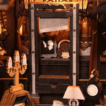 dark family book nook addams family style 
