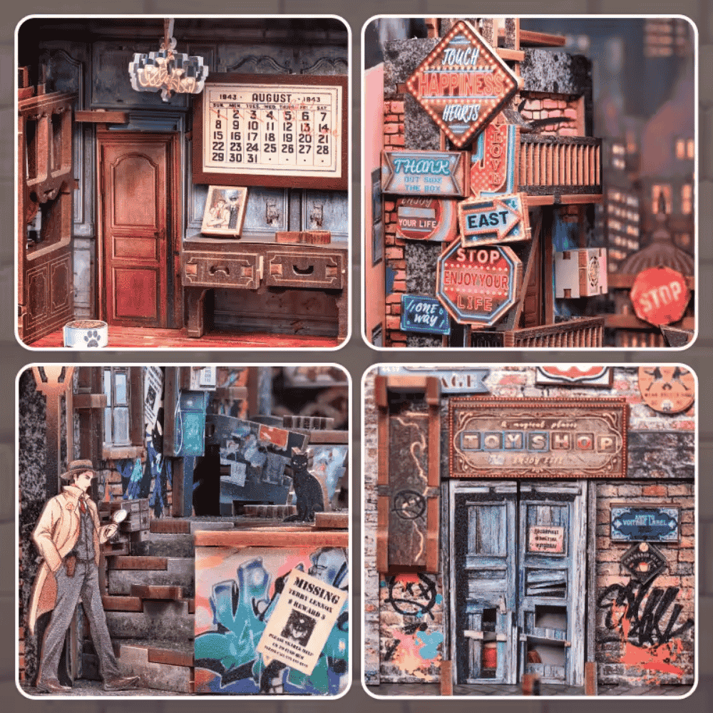 Detective Book Nook Kit