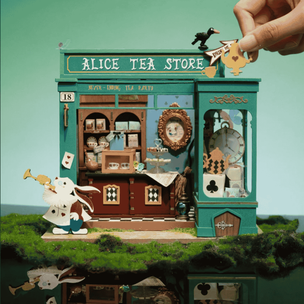 Alice's Tea Store Diy Miniature House Kit