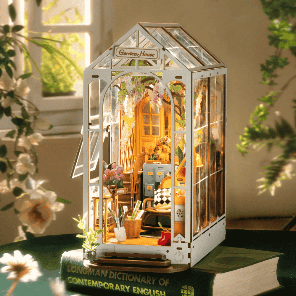 DIY book nook plant lover gift level 4 flower 