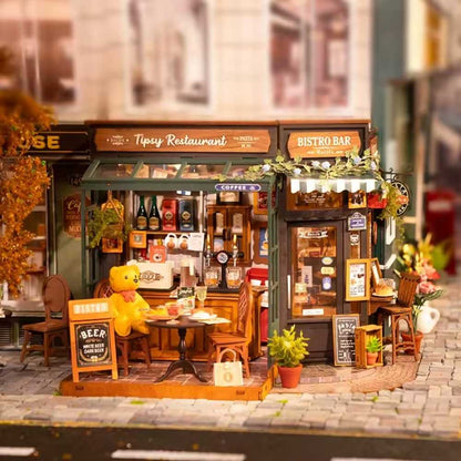 Miniature House Kit Tipsy Restaurant