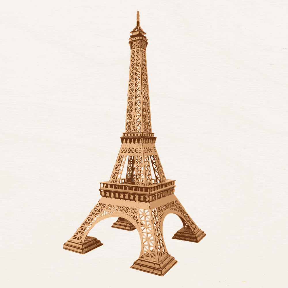 Eiffel tower 3d puzzle