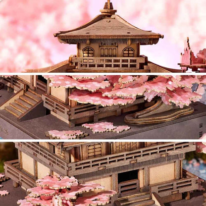 Sakura Pavilion 3D Wooden Puzzle