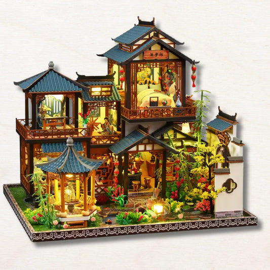 Japanese Temple Miniature Dollhouse