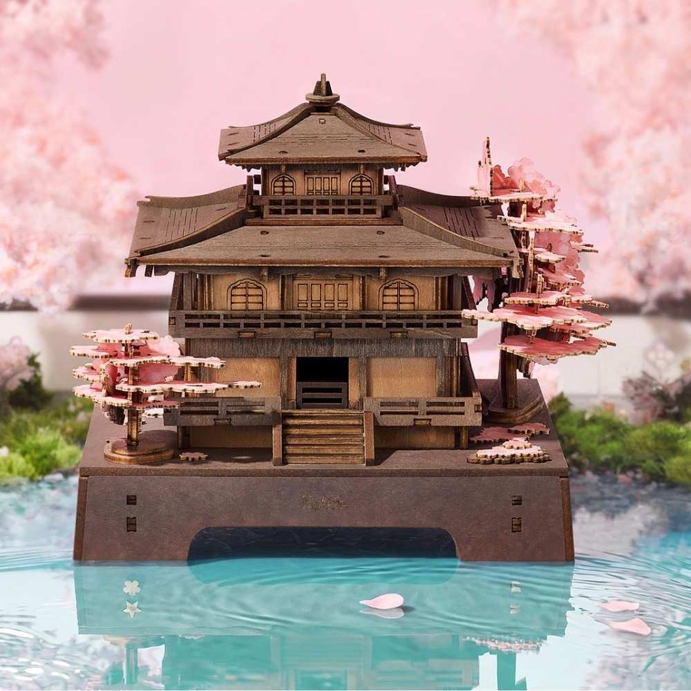 Sakura Pavilion 3D Wooden Puzzle