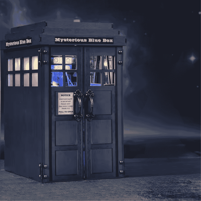 whovian gift tardis interior miniature golden gears gallifreyan console figure doctor who collector