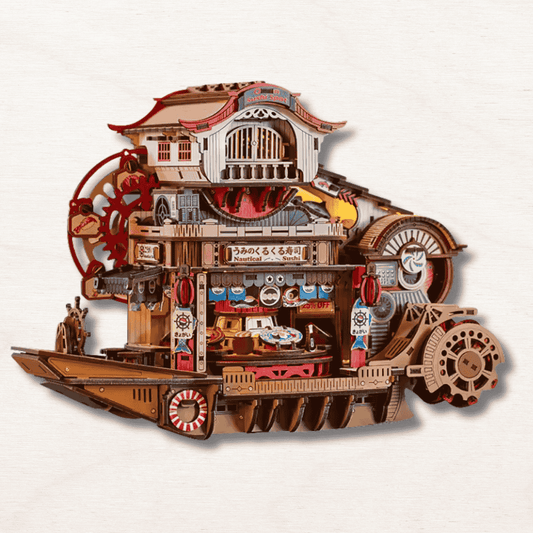 3D Wooden Puzzle : sushi