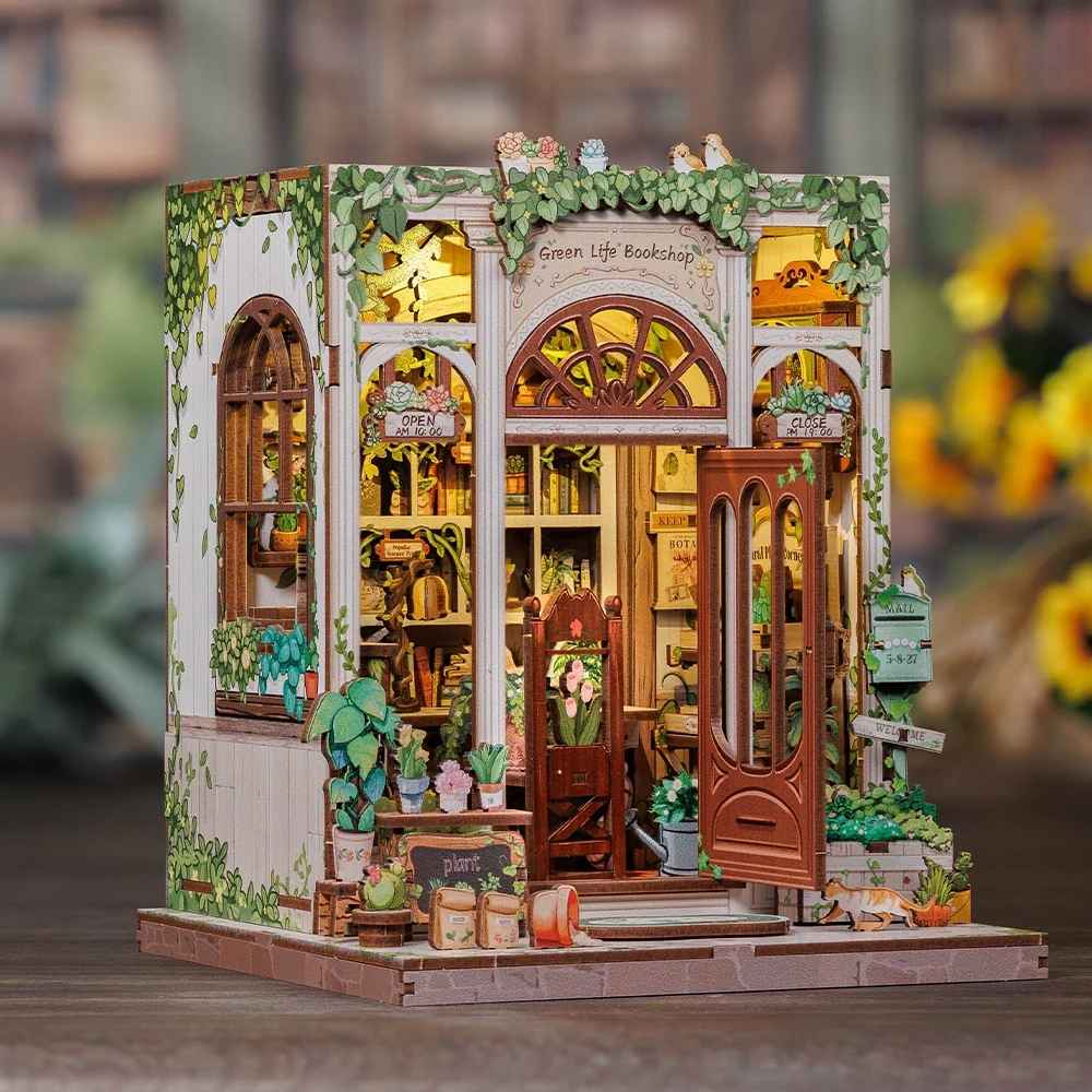 Miniature House garden bookshop