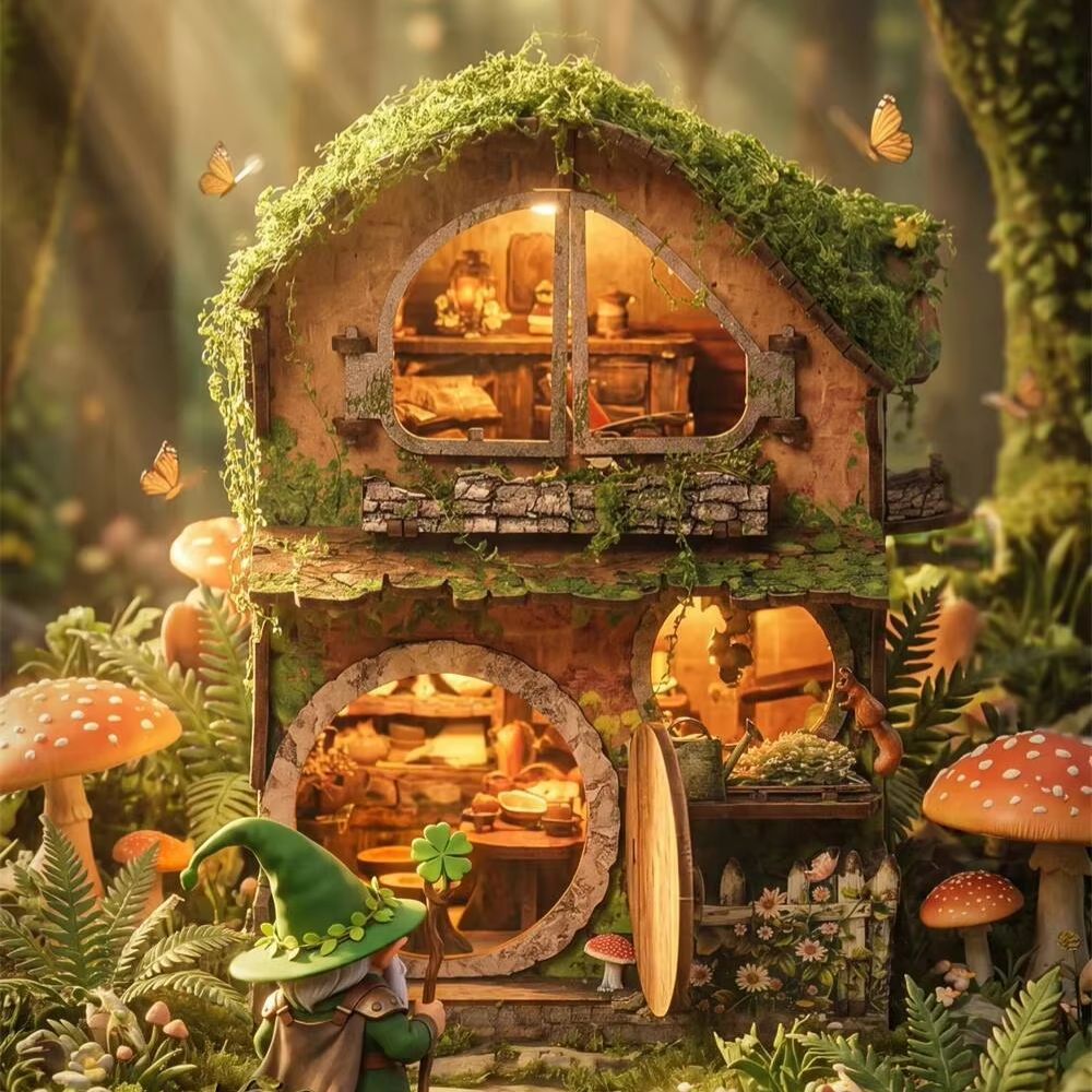 Miniature Houses : Green Vine Cottage