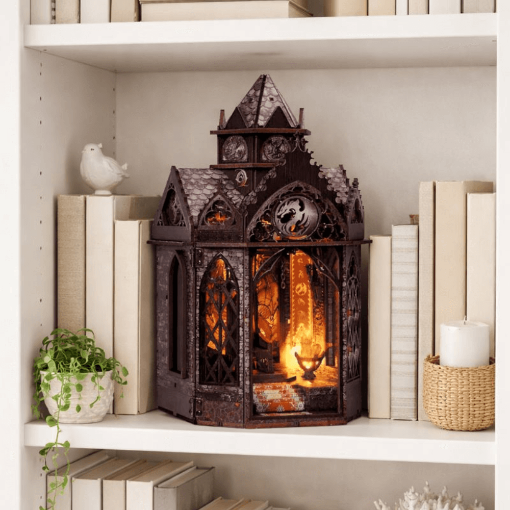 dark fantasy book nook
