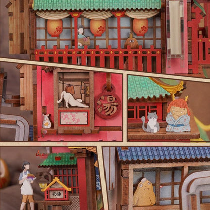 Puzzle 3D Onsen Saga